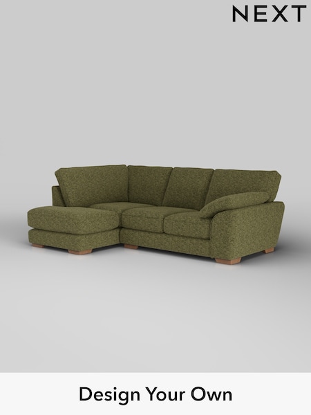 Chunky Chenille/Dark Moss Green Stamford Grand Relaxed Sit (H34485) | £2,375