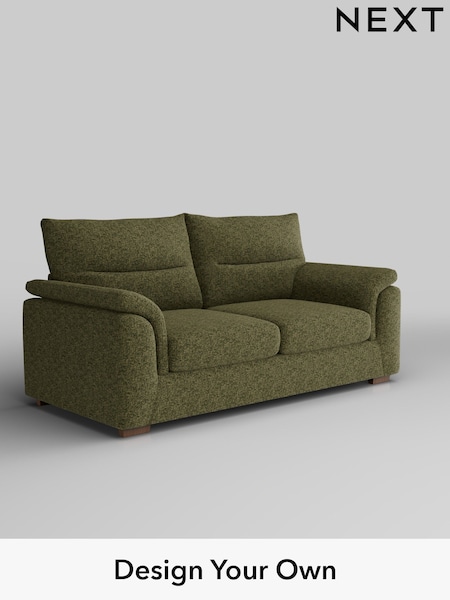 Chunky Chenille/Dark Moss Green Hayden Highback (H34487) | £1,225