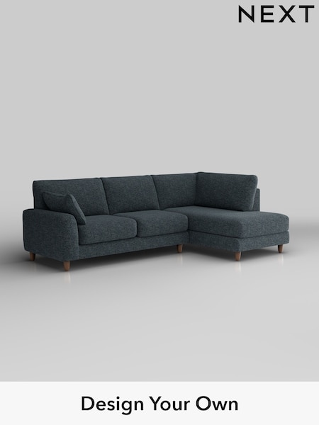 Chunky Chenille/Dark Navy Blue Campbell (H34492) | £1,875