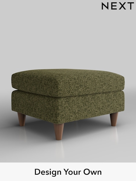Chunky Chenille/Dark Moss Green Elliot Highback (H34494) | £350