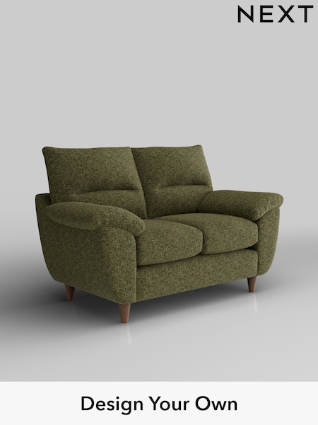 Chunky Chenille/Dark Moss Green Elliot Highback (H34494) | £975