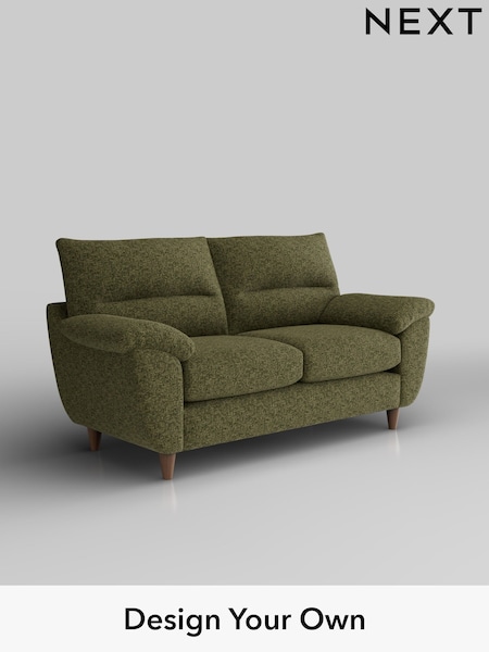 Chunky Chenille/Dark Moss Green Elliot Highback (H34494) | £1,075