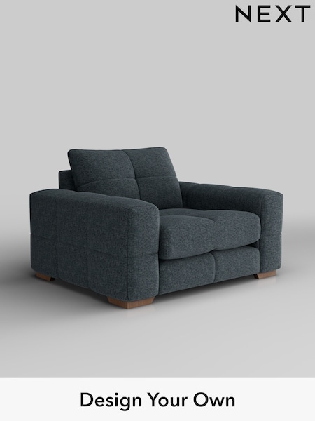 Chunky Chenille/Dark Navy Blue Brooke Deep Sit (H34497) | £1,325