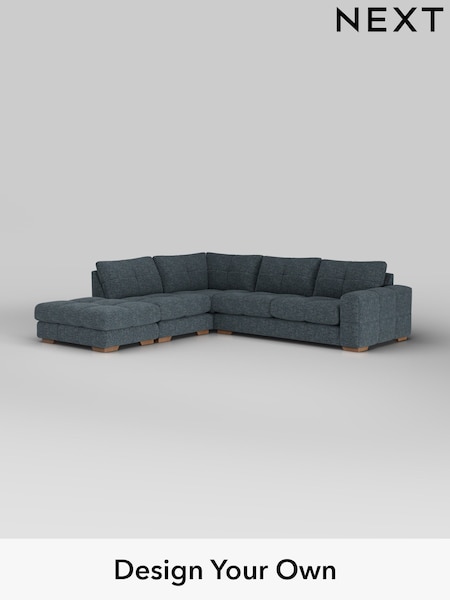 Chunky Chenille/Dark Navy Blue Brooke Deep Sit (H34497) | £2,825
