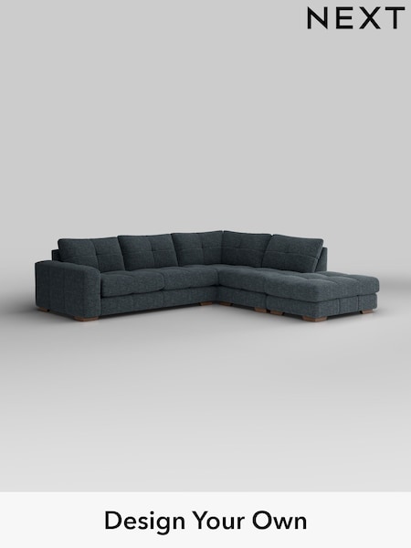 Chunky Chenille/Dark Navy Blue Brooke Deep Sit (H34497) | £2,825