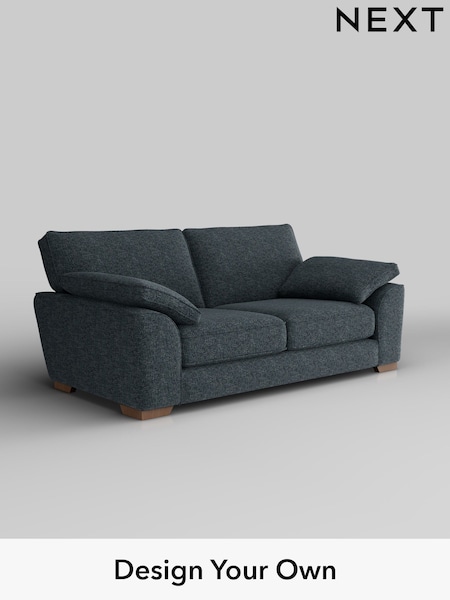 Chunky Chenille/Dark Navy Blue Stamford Grand Relaxed Sit (H34506) | £1,725