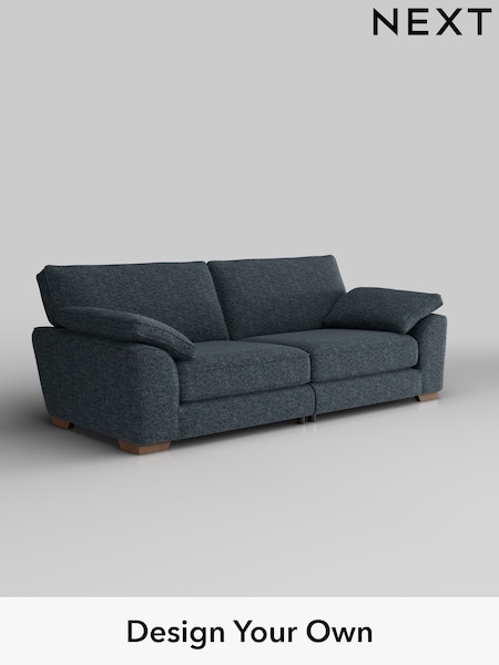 Chunky Chenille/Dark Navy Blue Stamford Grand Relaxed Sit (H34506) | £1,799