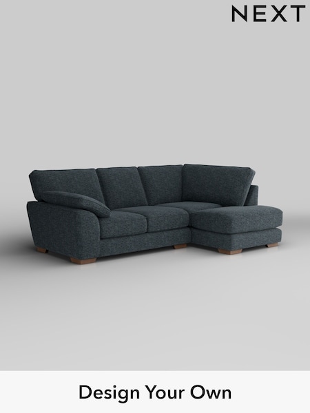Chunky Chenille/Dark Navy Blue Stamford Grand Relaxed Sit (H34506) | £2,375
