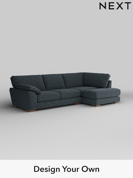 Chunky Chenille/Dark Navy Blue Stamford Grand Relaxed Sit (H34506) | £2,525