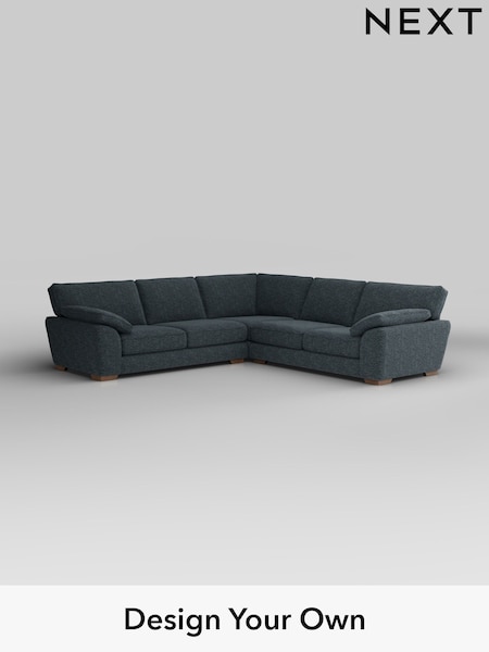 Chunky Chenille/Dark Navy Blue Stamford Grand Relaxed Sit (H34506) | £3,025