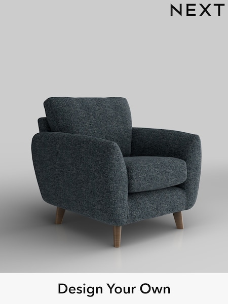 Chunky Chenille/Dark Navy Blue Wilson (H34507) | £550