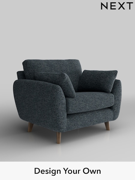 Chunky Chenille/Dark Navy Blue Wilson (H34507) | £650