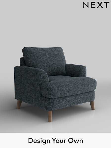 Chunky Chenille/Dark Navy Blue Parker (H34511) | £875