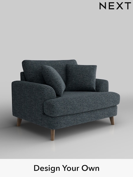 Chunky Chenille/Dark Navy Blue Parker (H34511) | £975