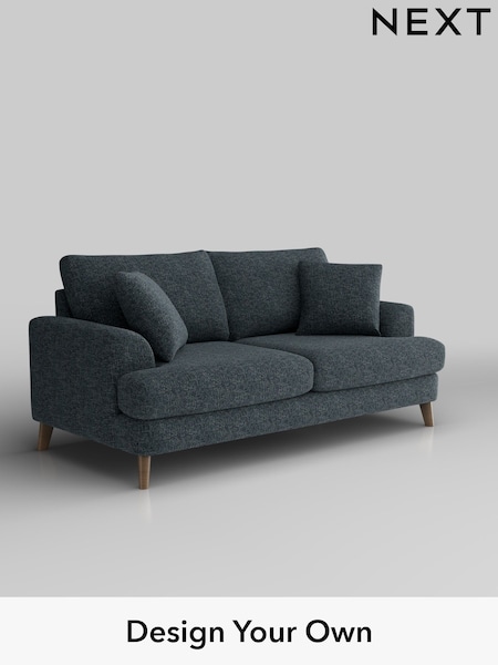 Chunky Chenille/Dark Navy Blue Parker (H34511) | £1,375