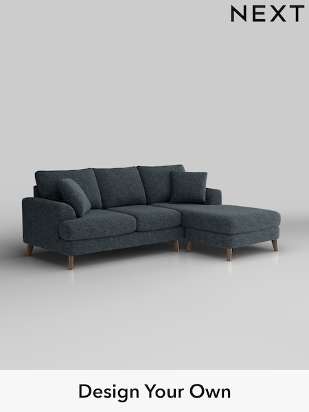Chunky Chenille/Dark Navy Blue Parker (H34511) | £1,775