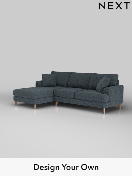Chunky Chenille/Dark Navy Blue Parker (H34511) | £2,150