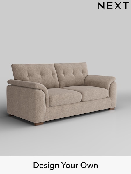 Chunky Chenille/Light Dove Hayden Buttoned Back (H34514) | £1,225