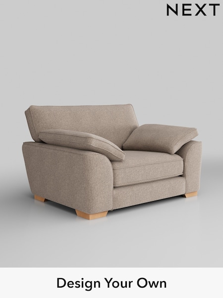 Chunky Chenille/Light Dove Stamford Grand Relaxed Sit (H34518) | £1,299