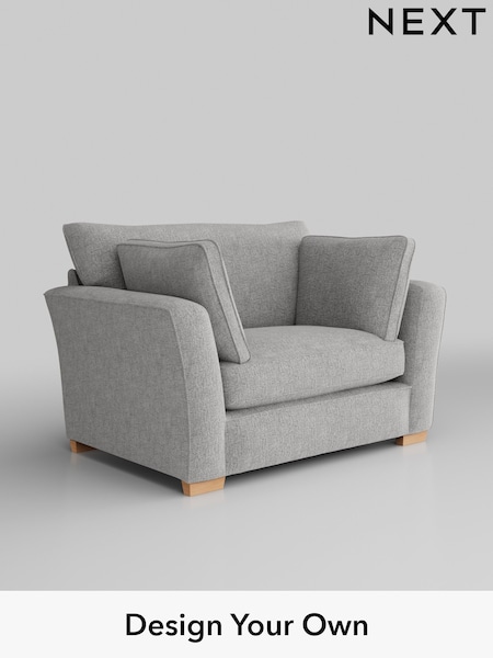 Chunky Chenille/Light Grey Heath Highback (H34527) | £850
