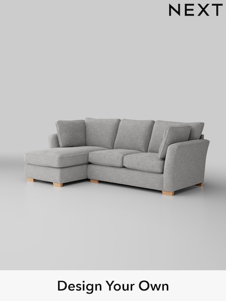 Chunky Chenille/Light Grey Heath Highback (H34527) | £1,899