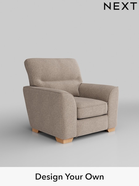 Chunky Chenille/Light Dove Stamford Highback (H34529) | £799