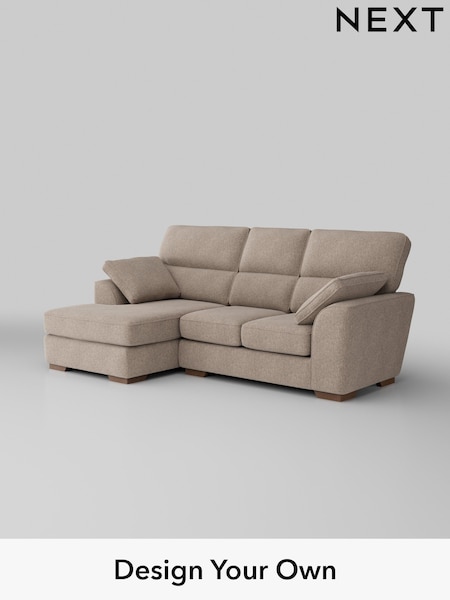 Chunky Chenille/Light Dove Stamford Highback (H34529) | £2,025