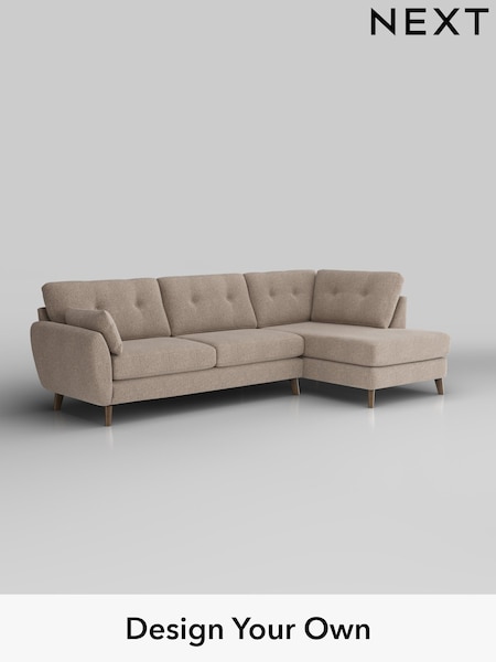 Chunky Chenille/Light Dove Wilson Buttoned Back (H34531) | £1,775