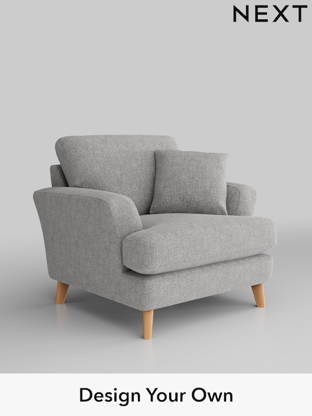 Chunky Chenille/Light Grey Conway Relaxed Sit (H34533) | £875
