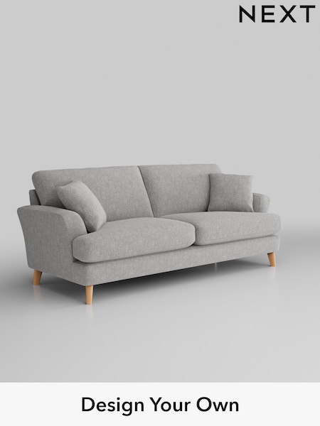 Chunky Chenille/Light Grey Conway Relaxed Sit (H34533) | £1,450