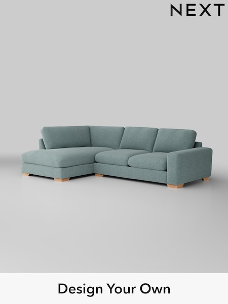 Chunky Chenille/Light Teal Green Houghton Deep Sit (H34539) | £2,199
