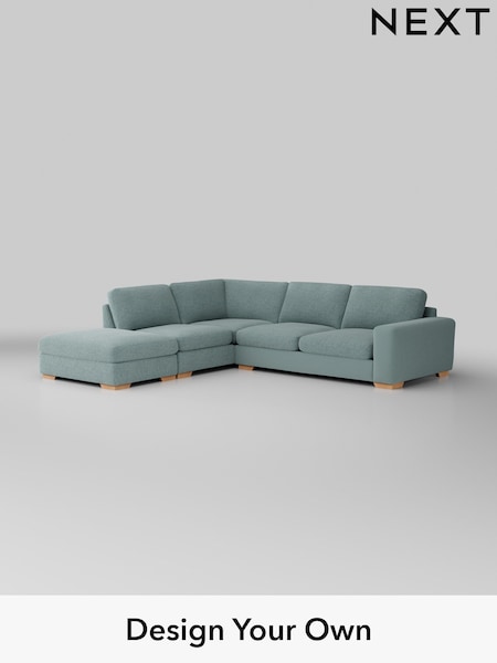 Chunky Chenille/Light Teal Green Houghton Deep Sit (H34539) | £2,599