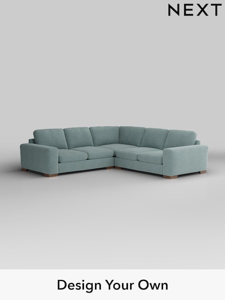 Chunky Chenille/Light Teal Green Houghton Deep Sit (H34539) | £2,775