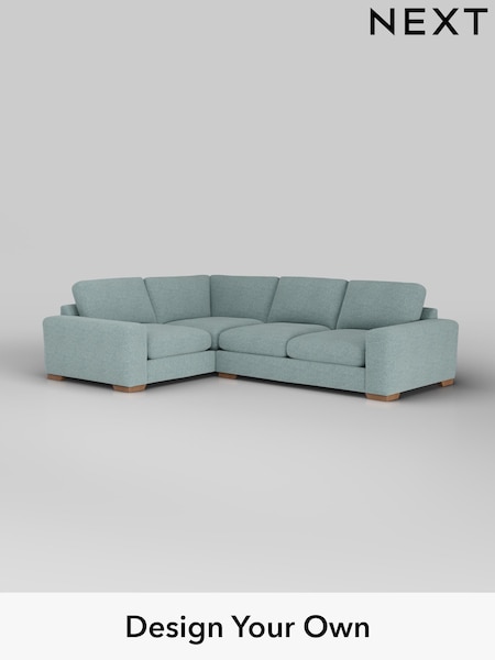 Chunky Chenille/Light Teal Green Houghton Deep Sit (H34539) | £2,575