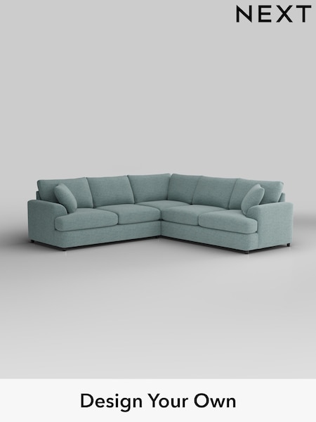 Chunky Chenille/Light Teal Green Parker Platform (H34540) | £2,725