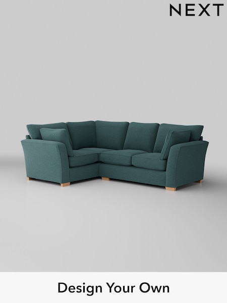Chunky Chenille/Mid Teal Green Heath Highback (H34542) | £2,050
