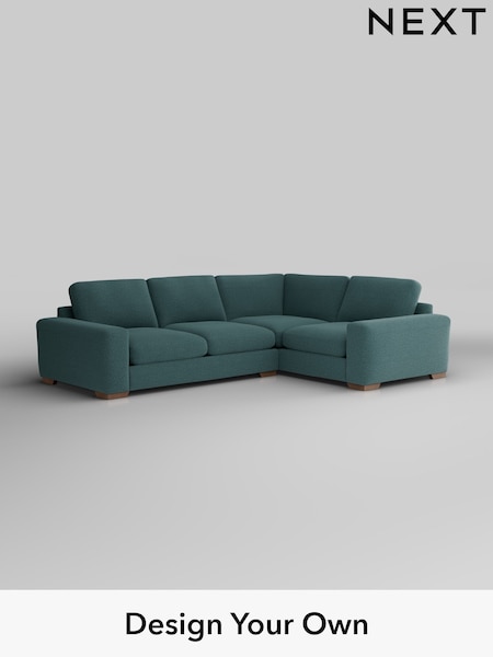 Chunky Chenille/Mid Teal Green Houghton Deep Sit (H34543) | £2,575