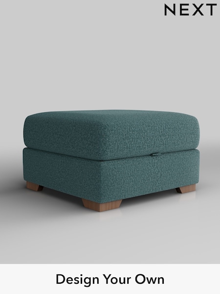 Chunky Chenille/Mid Teal Green Houghton Deep Relaxed Sit (H34545) | £499