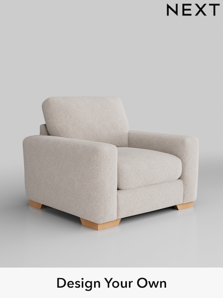 Chunky Chenille/Oyster Houghton Deep Relaxed Sit (H34552) | £925