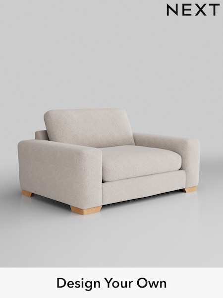 Chunky Chenille/Oyster Houghton Deep Relaxed Sit (H34552) | £1,225