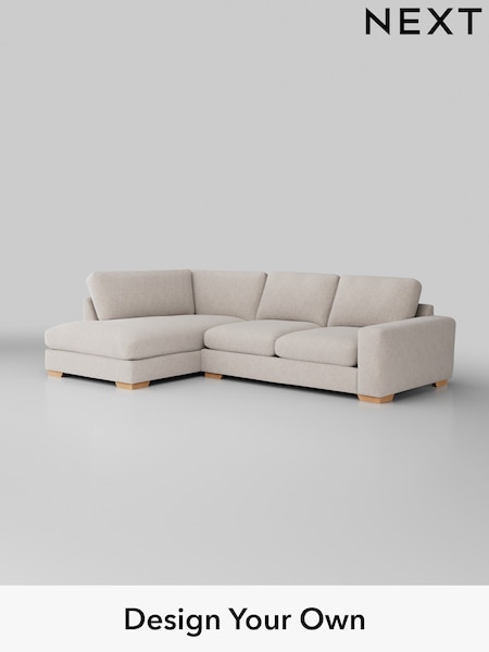 Chunky Chenille/Oyster Houghton Deep Relaxed Sit (H34552) | £2,250