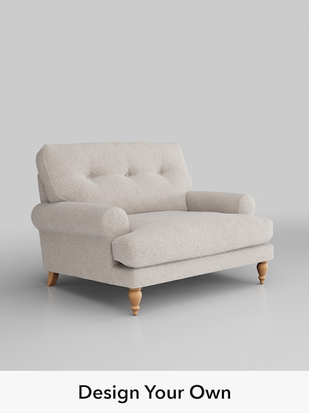 Chunky Chenille/Oyster Erin Buttoned Back Deep Relaxed Sit (H34555) | £1,025