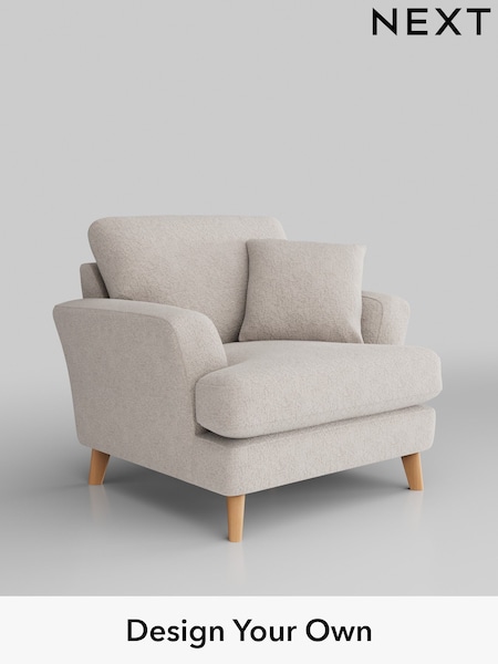 Chunky Chenille/Oyster Conway Relaxed Sit (H34556) | £875