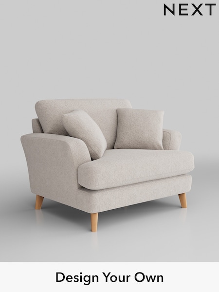 Chunky Chenille/Oyster Conway Relaxed Sit (H34556) | £975