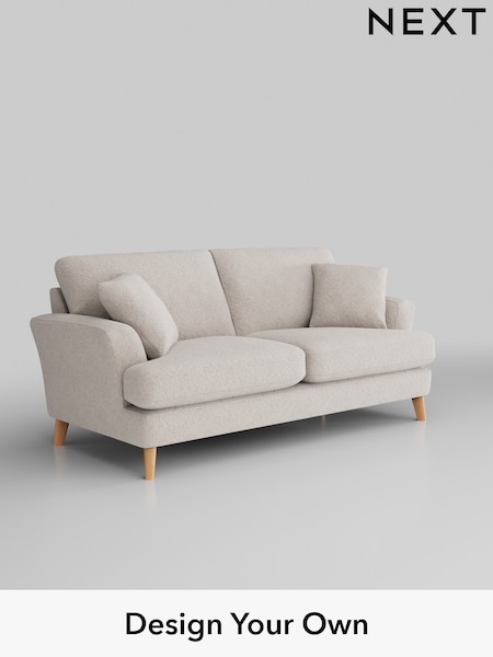Chunky Chenille/Oyster Conway Relaxed Sit (H34556) | £1,350