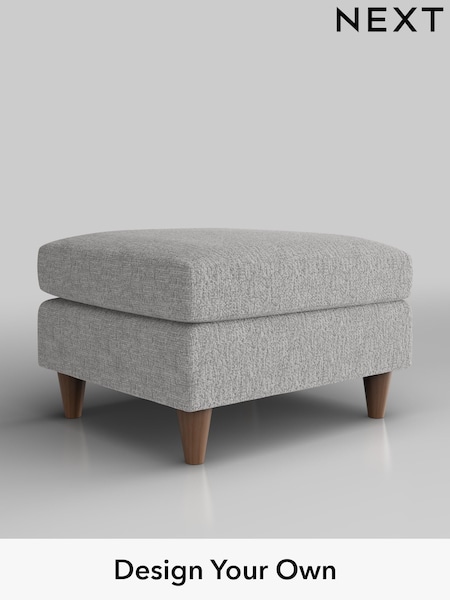 Chunky Chenille/Light Grey Elliot Highback (H34564) | £350
