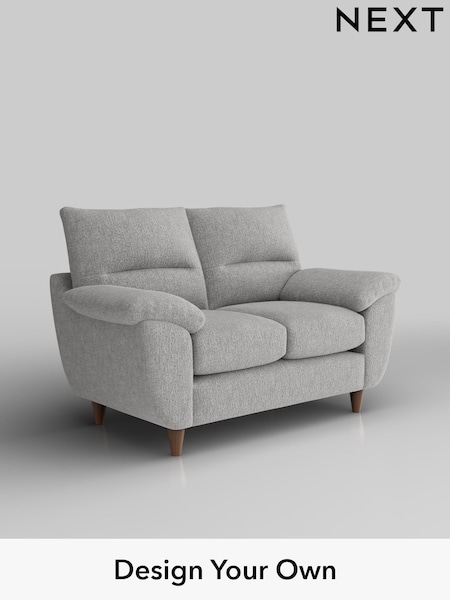 Chunky Chenille/Light Grey Elliot Highback (H34564) | £975