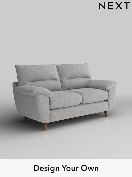 Chunky Chenille/Light Grey Elliot Highback (H34564) | £1,075