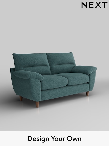 Chunky Chenille/Mid Teal Green Elliot Highback (H34571) | £1,075
