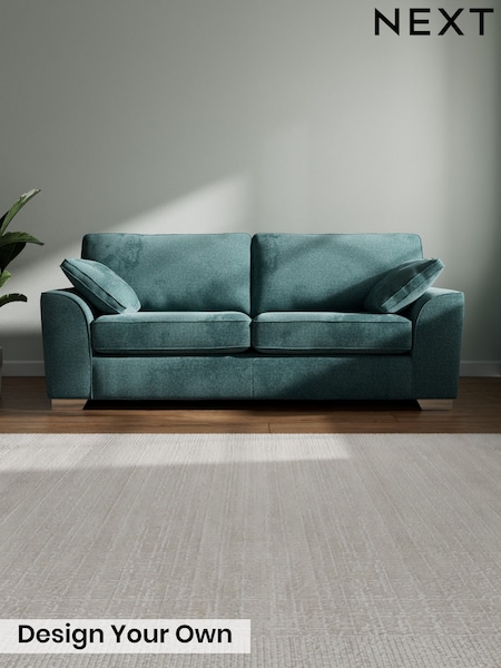 Chunky Chenille/Mid Teal Green Stamford (H34572) | £1,250